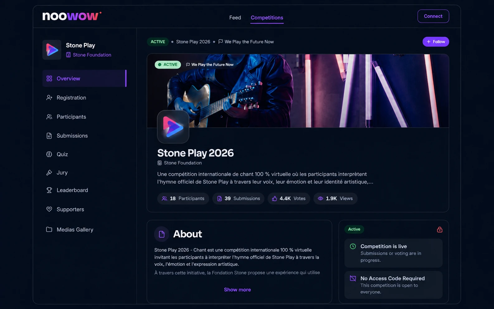 Paj sezon Stone Play 2026 la, jan li pibliye sou platfòm Noowow la